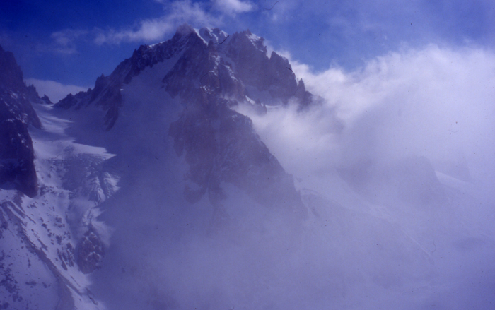 The Aiguille d'Argentiere