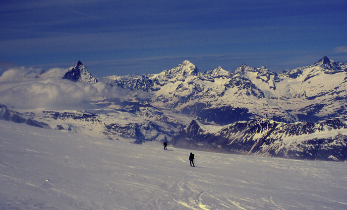 Descending Monte Rosa