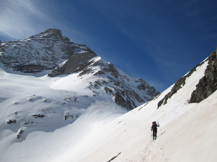 Setting of towards Le Taillon above Gavarnie, French Pyrenees