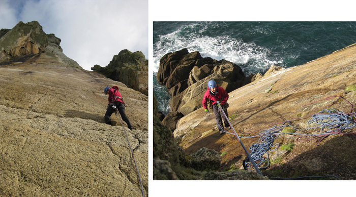 The Devils Slide, Lundy, Devon. 