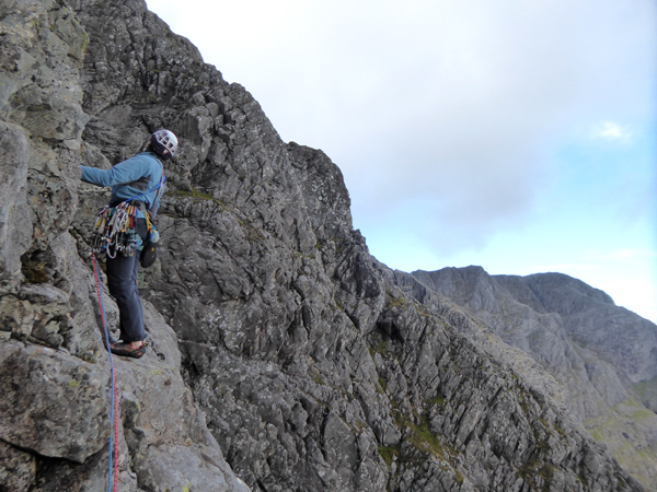 The Long Climb, Orion Face, Ben Nevis. 