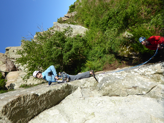 Elder Crack at Clifton Crag, Kirkcudbrighshire.