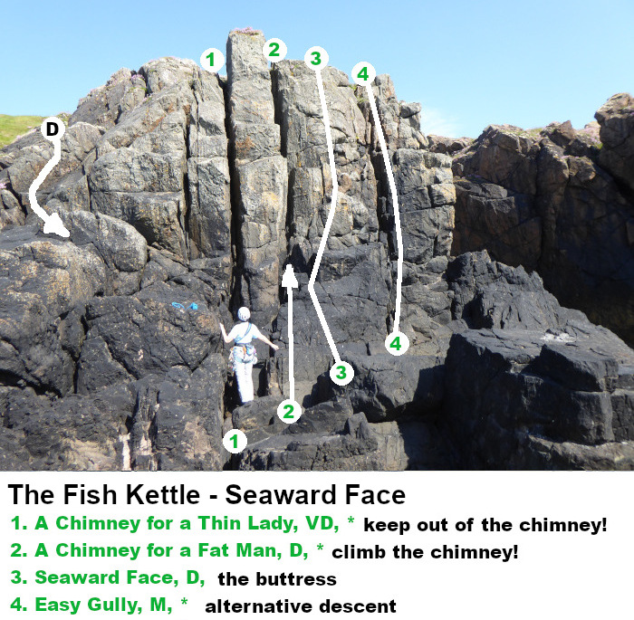 The Fish Kettle rock climbing