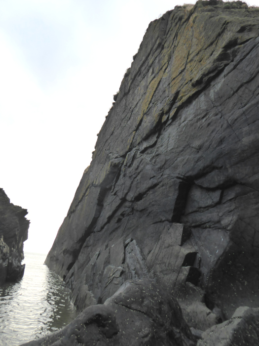 Kiln of the Fuffock rock climbing by the sea. 