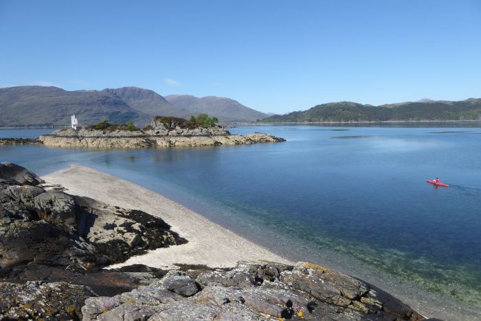 Sea kayaking near Plockton, Loch Carron.... a little different form my usual advenure holidays. 