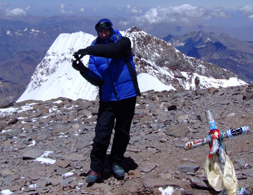 My 8th time on the summit of Aconcagua, out of 6 expeditions. 