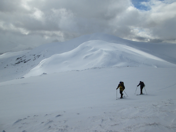 Skiing on Carn Gorm, Glen Lyon