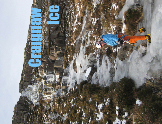 Ice-climbing on Craignaw in Dumfries and Galloway.